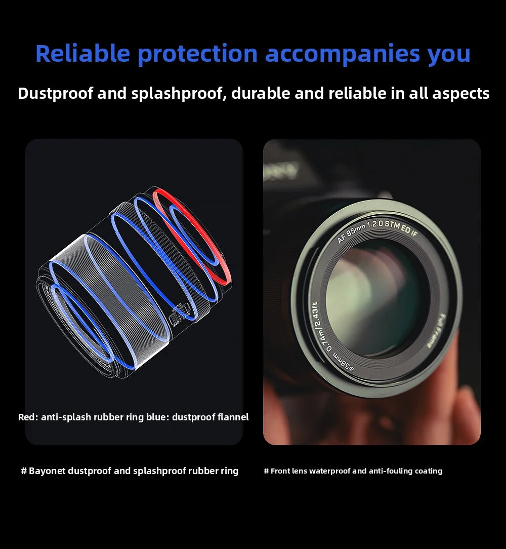 85mm F2 Auto Focus Prime Lens Sony FE Mount