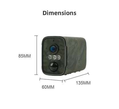 Wireless 4MP 4G Trail Camera for Security