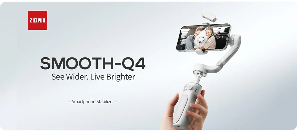 Handheld Smartphone Gimbal Stabilizer Vlogging Combo Kit