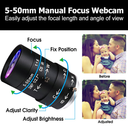 1080P 90fps Global Shutter USB Camera Motion Capture