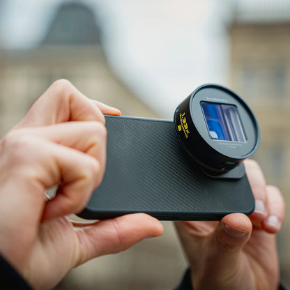 Blue Smartphone Lens Wide Cinematic Effect