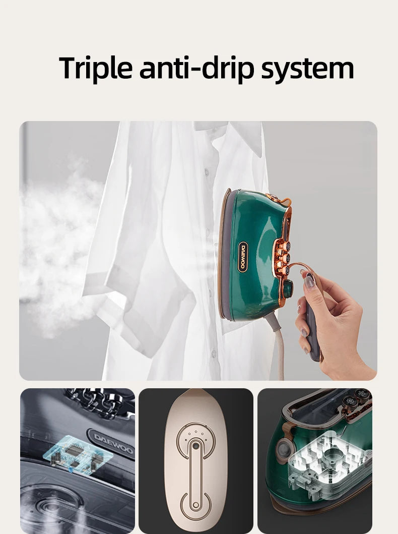 Portable 1200W Clothes Steamer with Quick Smooth Finish