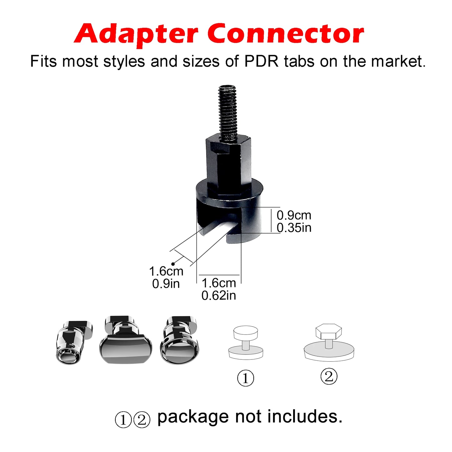 Portable Slide Hammer Dent Puller with Tabs Car Repair Kit