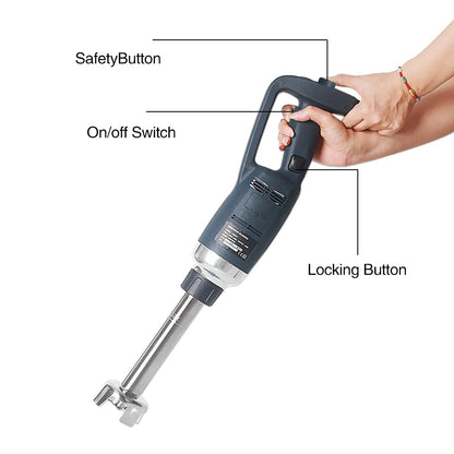 500W Fixed Speed Handheld Stick Blender 300mm Commercial Use