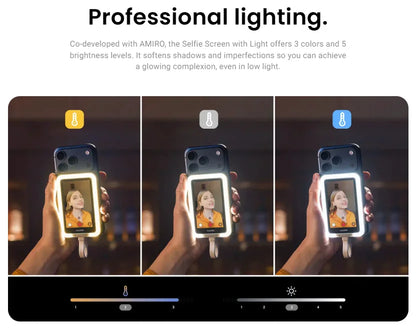 3.5 Inch Magnetic Selfie Monitor USB-C Touchscreen