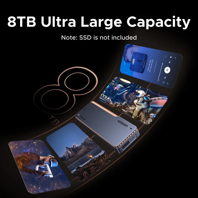 40Gbps NVMe SSD Enclosure with USB4 and Thunderbolt