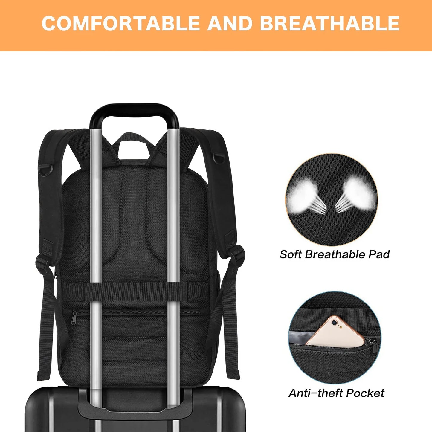 Large-Capacity Waterproof Camera Backpack for DSLR & Drone
