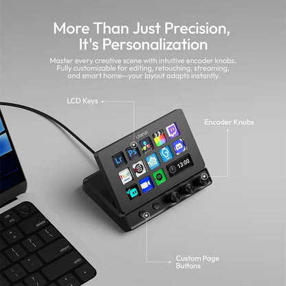 Desktop Video Photo Control Console with Smart Lighting
