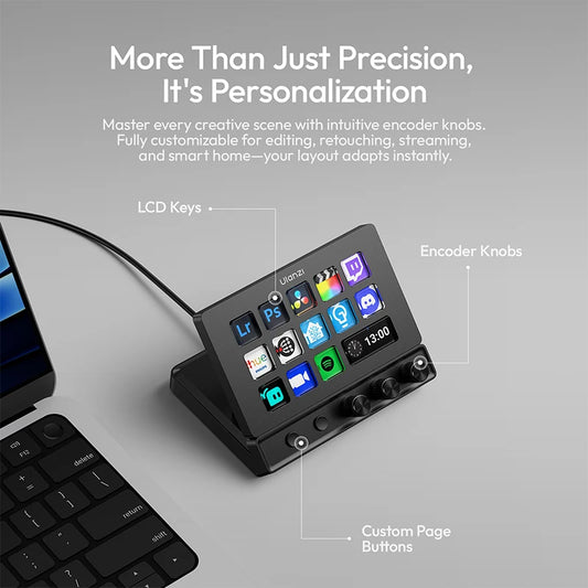 Desktop Video Photo Control Console with Smart Lighting