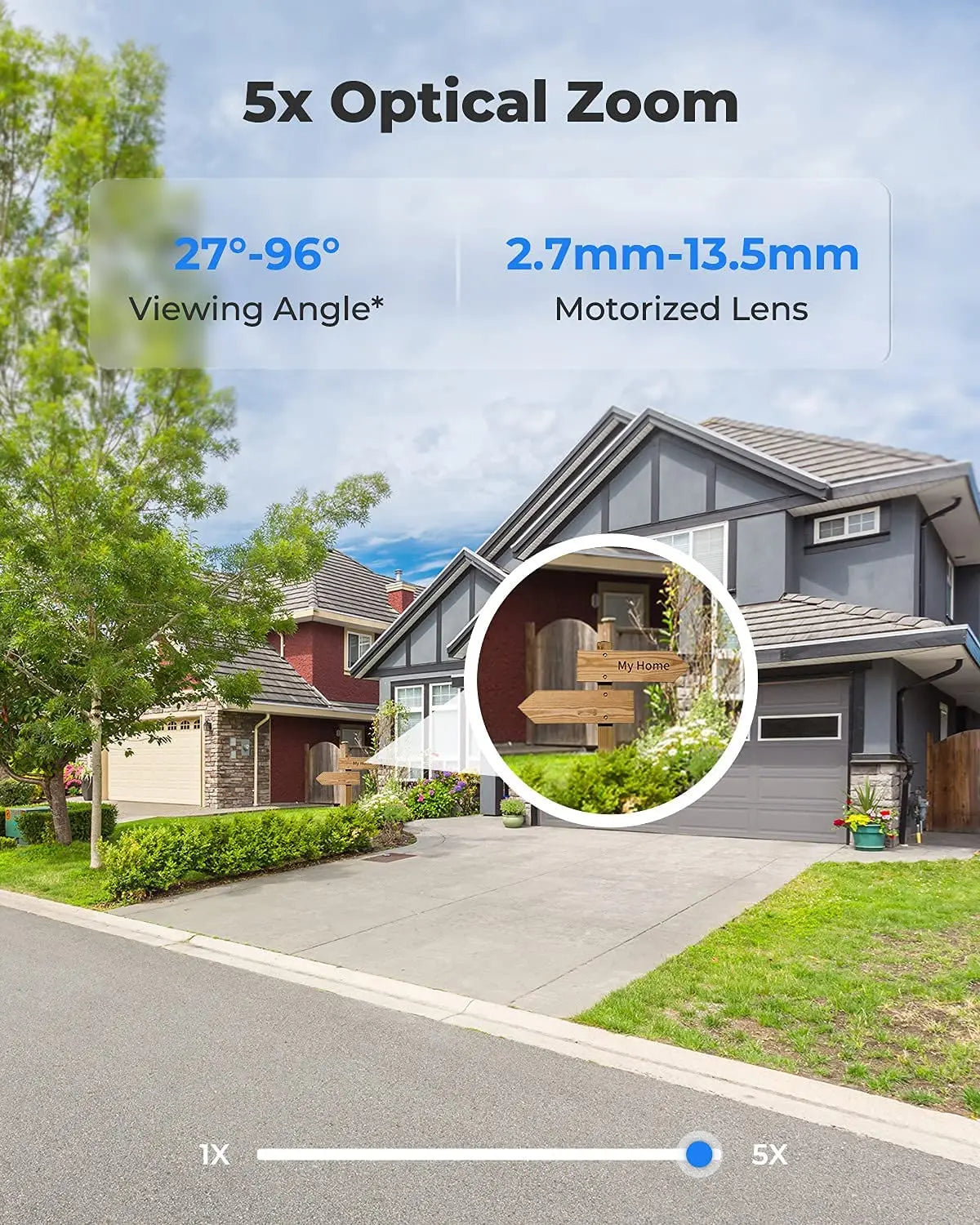 8MP 4K Outdoor Security Camera with 128GB Storage