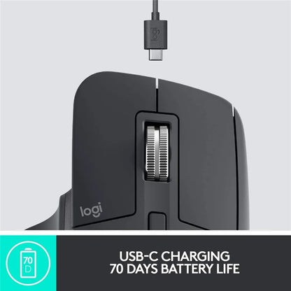 Wireless MX Master 3S Mouse White 8000DPI Office Use