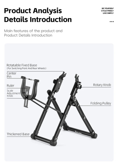 Professional Bicycle Wheel Truing Stand Rim Repair Tool