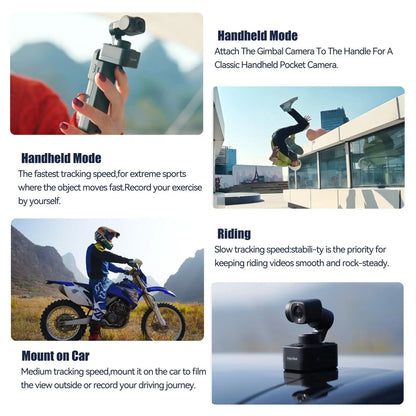 Feiyu Pocket 3 4K 60fps Cordless Camera Kit with 128GB Storage