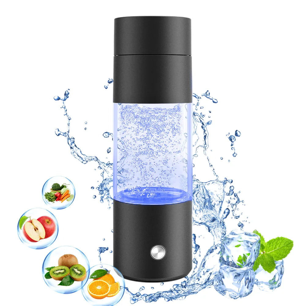 Portable Hydrogen Water Bottle Generator 4000ppb Rechargeable