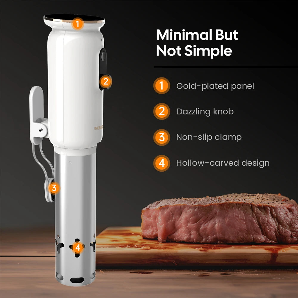 Smart Sous Vide Cooker with App & 3D Heating