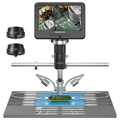 2000X 4K Trinocular Digital Microscope for PCB Soldering