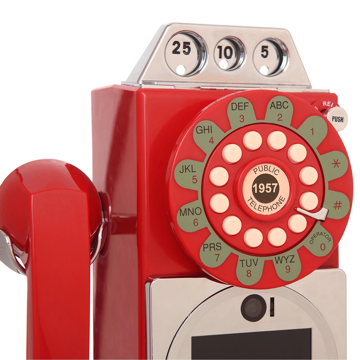 Red Audio Video Guestbook for Weddings and Events