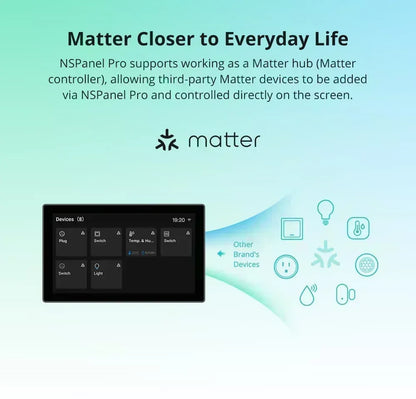 Smart Home Touch Control Panel with Power Monitoring