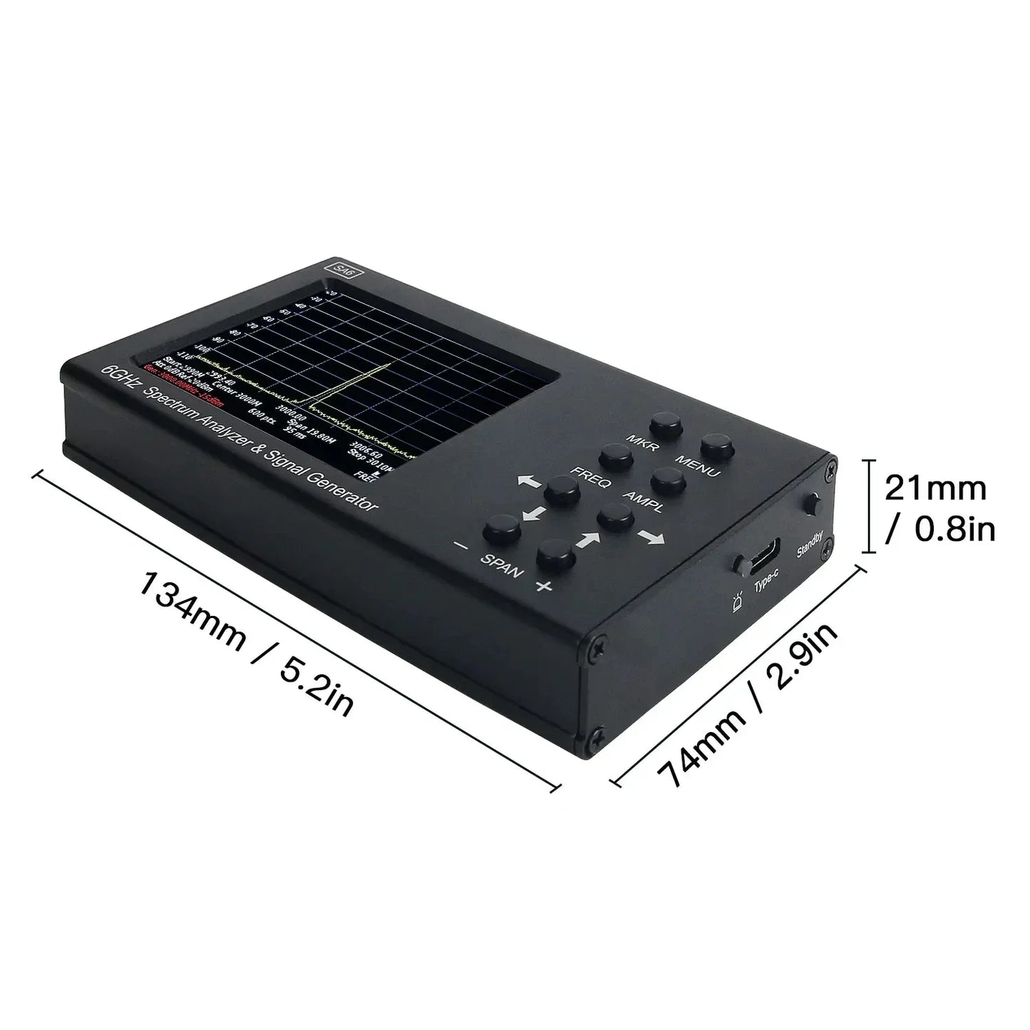 Portable 6GHz Spectrum Analyzer Signal Generator