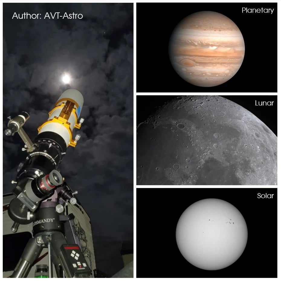 Telescope Zoom Eyepiece 3 to 8mm with Barlow Lens