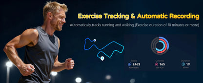 Smart Ring with AI Analysis Fitness and Sleep Tracking