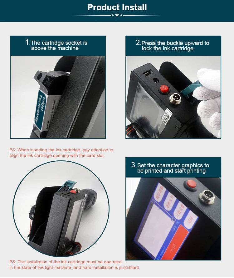5 Pack High Adhesion Solvent Ink Cartridges Multi-Colour