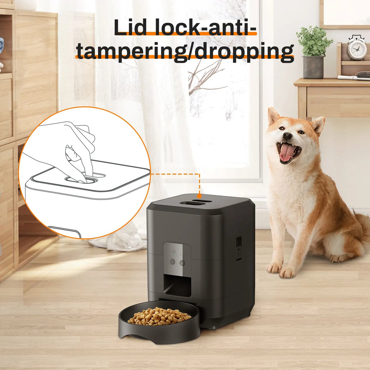 Smart Automatic Pet Feeder with Timed Food Dispenser