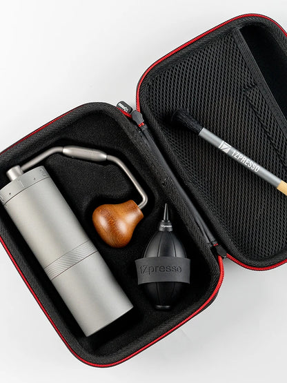Portable Manual Coffee Grinder with Stainless Burrs