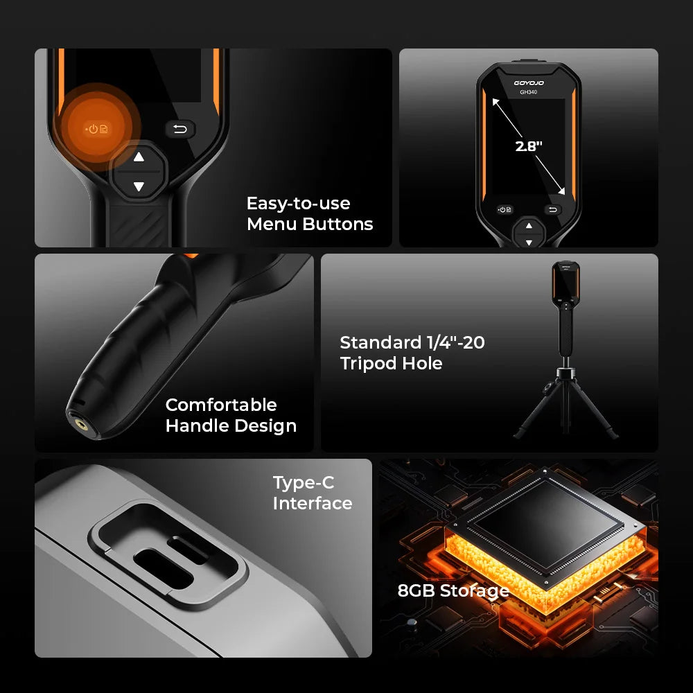 GH192 High-Resolution Thermal Imaging Inspection Camera