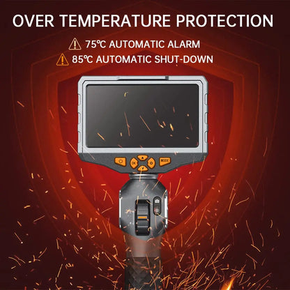 5.5mm 1080P Articulating Borescope with 5 Inch IPS Screen