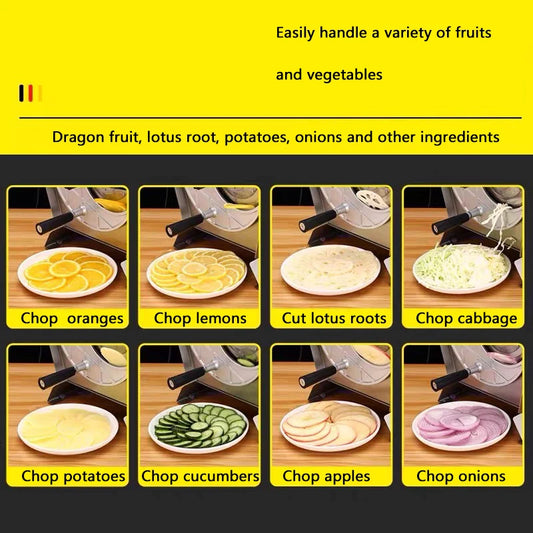 Home & Commercial Fruit Slicer with Additional Knife