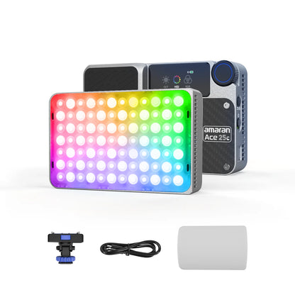 Silver Mini Full Spectrum LED Video Light