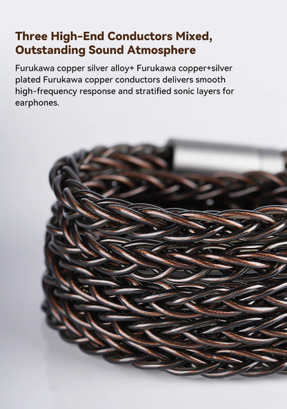 HiFi IEM Upgrade Cable 4.4mm 2Pin High-End Conductors
