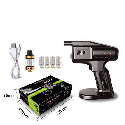 Smoke Bubble Gun Kit 50ml Refillable No Liquid