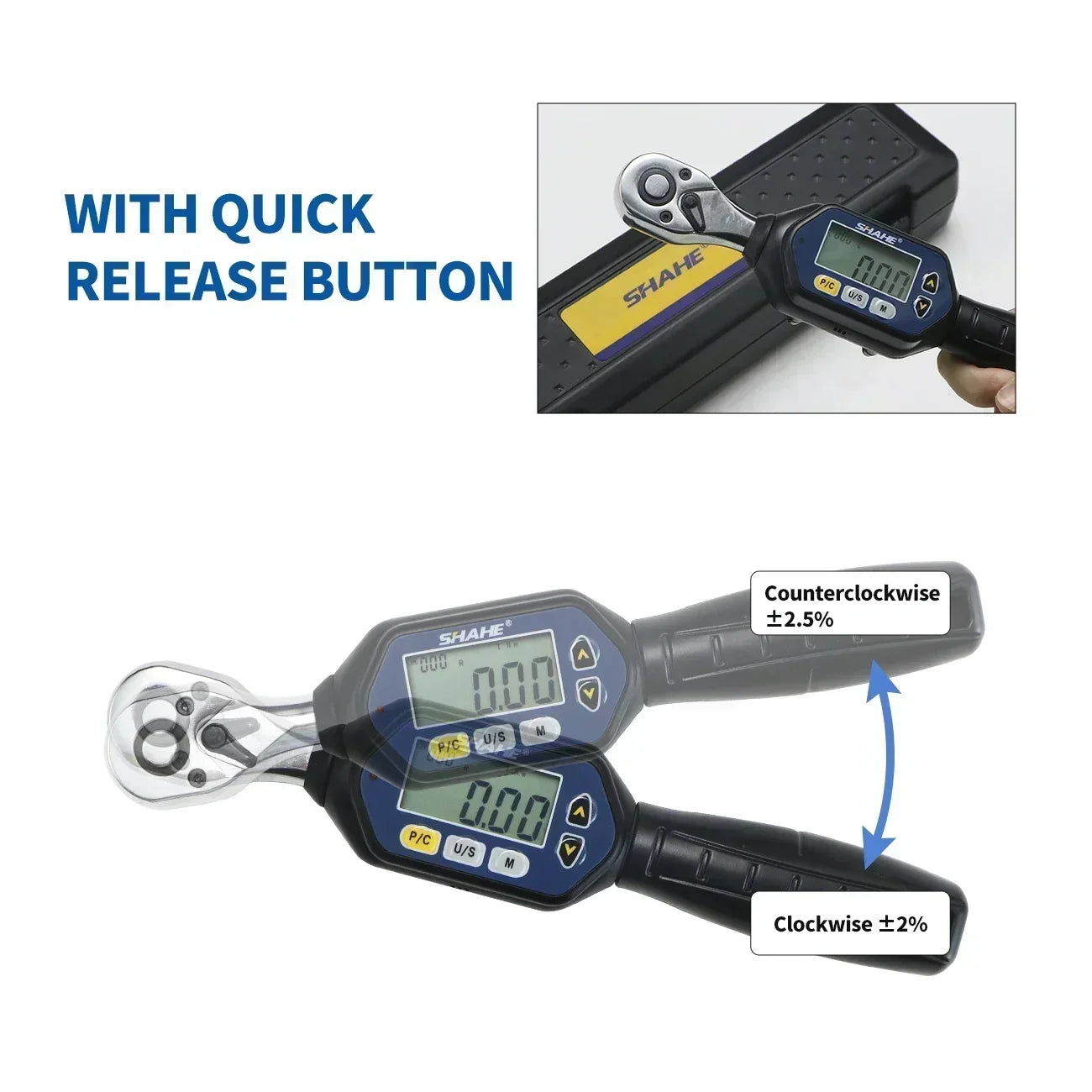 Professional Digital Torque Wrench for Bike and Car Repairs