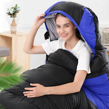 USB Heated Winter Camping Sleeping Bag with 3-Stage Heat