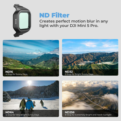 DJI Mini 5 Pro Drone Filter Set 16 Pieces