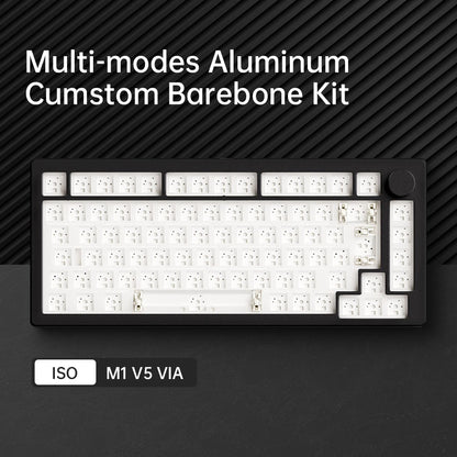 Modular 75% Keyboard RGB Hot Swap Black Kit