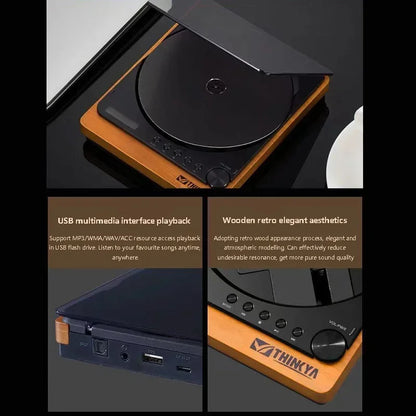 Vintage Style CD Player with USB & Bluetooth 5.1