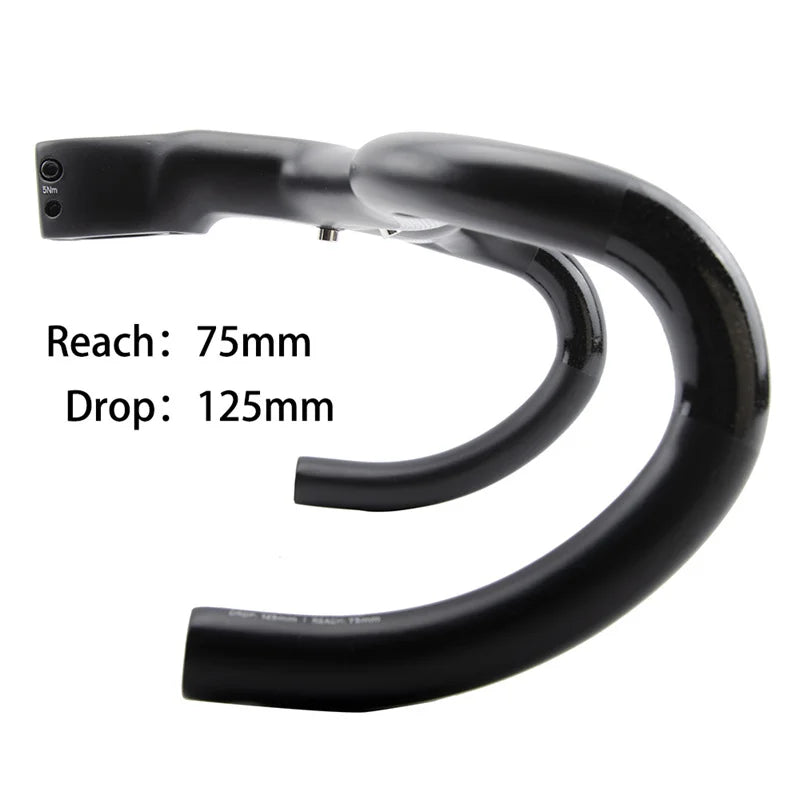 440×80mm Carbon Handlebar with Internal Cable Routing