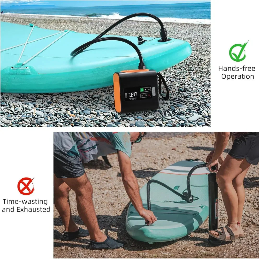 Portable Electric Air Pump for Camping & Travel