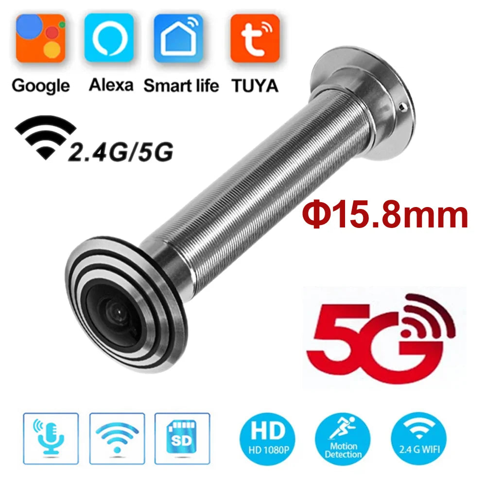 Wireless Door Viewer Camera 5G 2.4G Smart Security