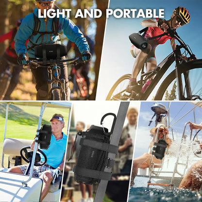120W Portable Bluetooth Speaker with IPX6 Waterproof Bass