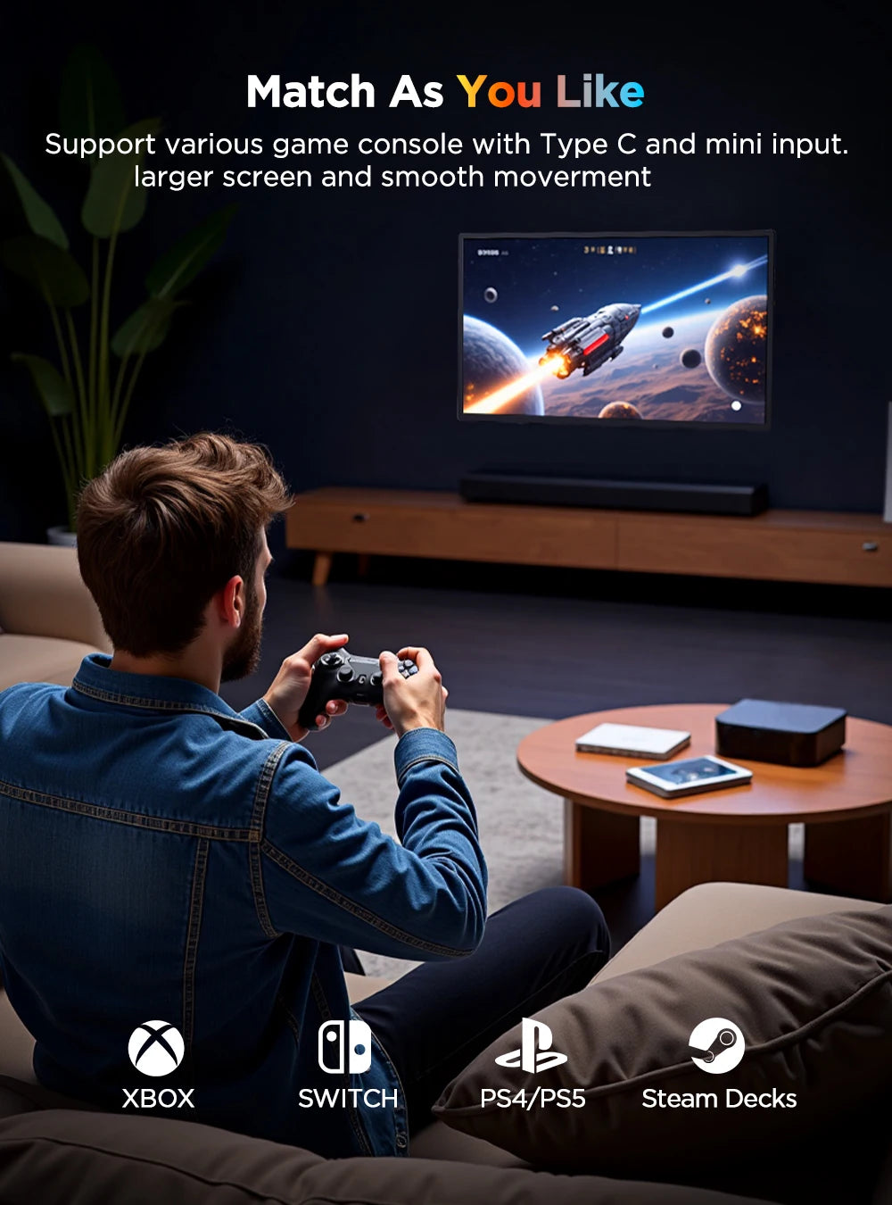 15.7 Inch 4K Touchscreen Portable Monitor with Stand for Gaming