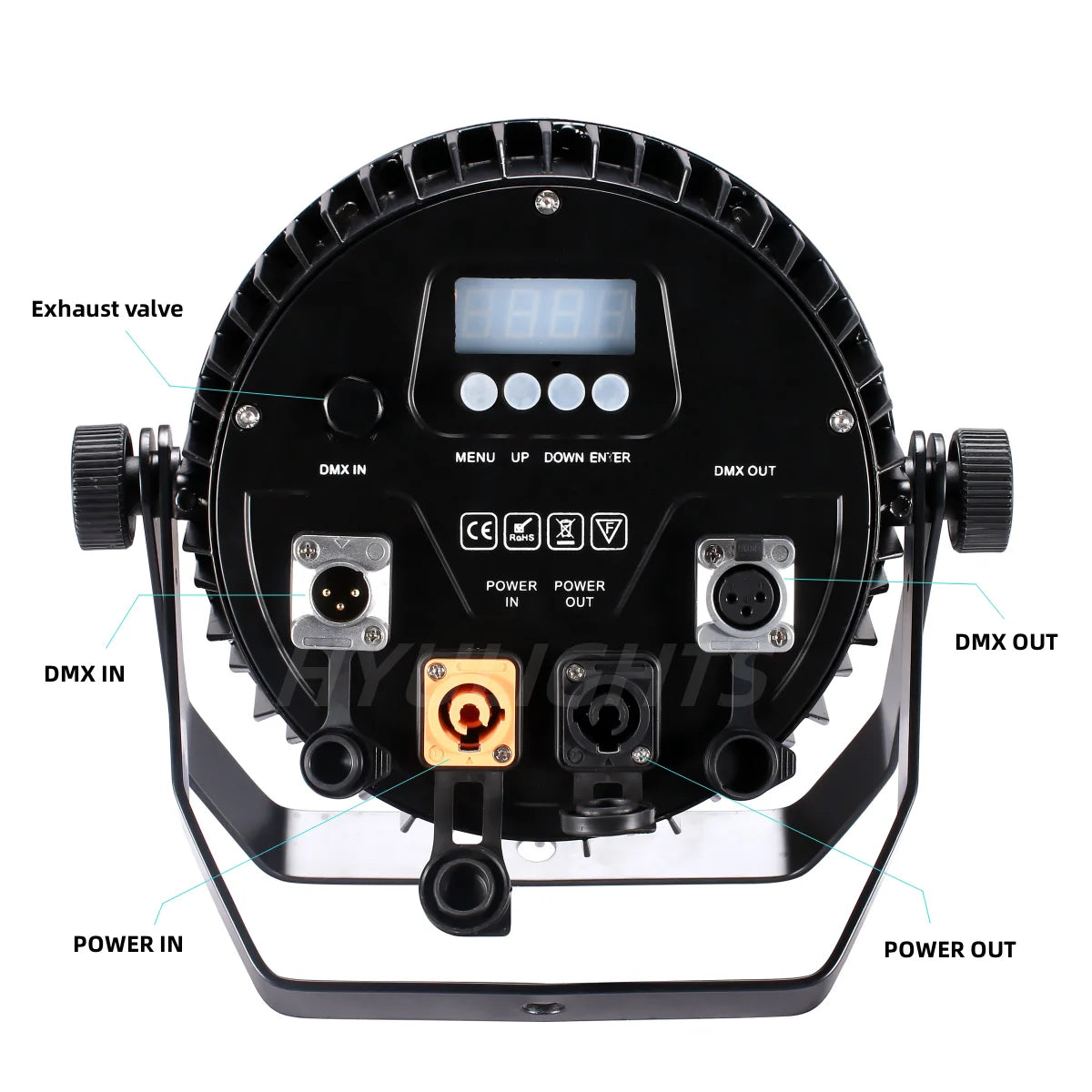 Waterproof 18x18W LED Par Light for DJ Shows