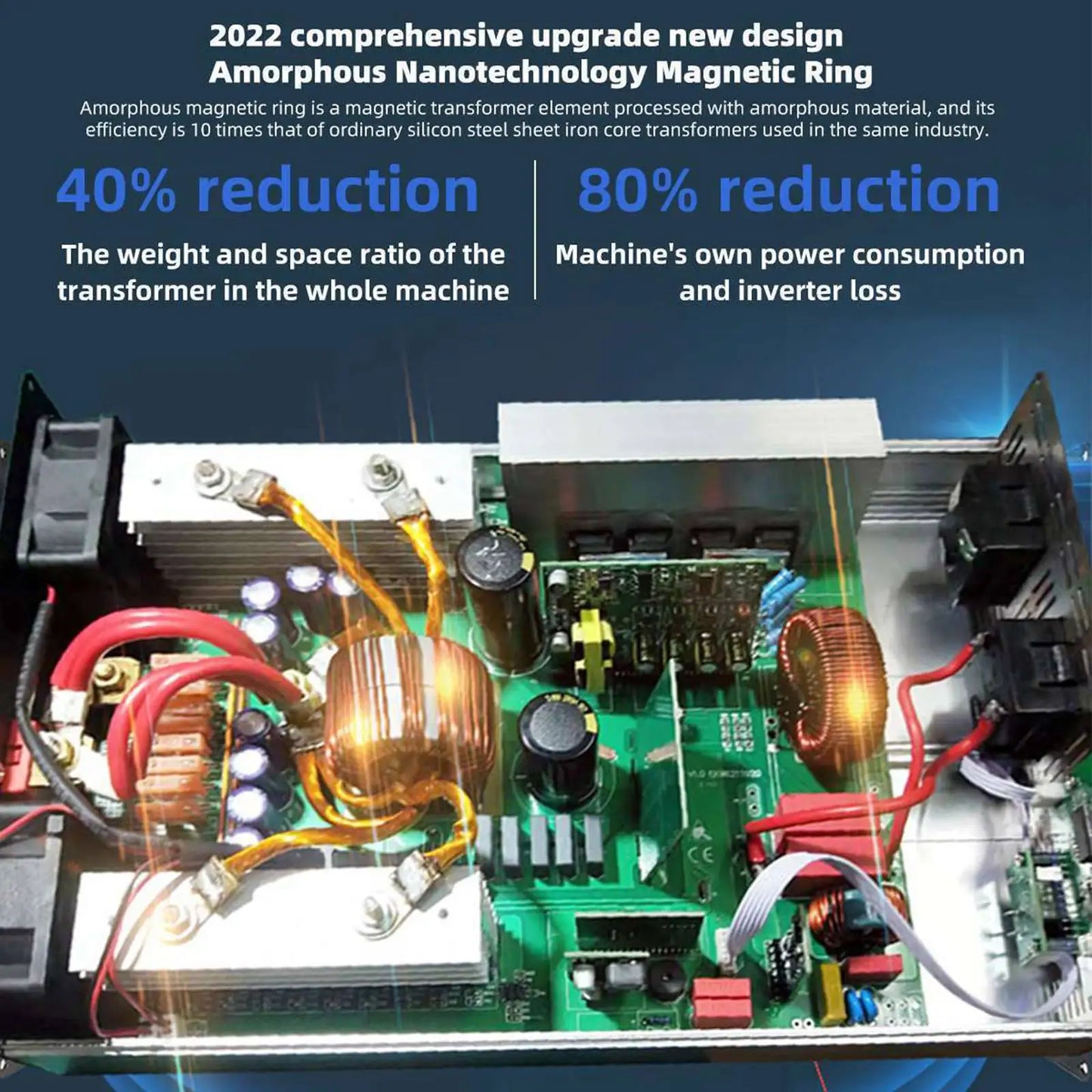8000W 60V DC to 220V AC Inverter with Sine Wave