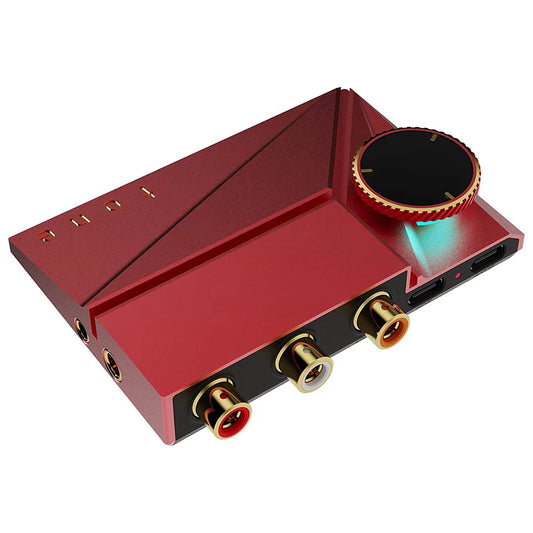 Portable Desktop DAC AMP Red for Studio Audio