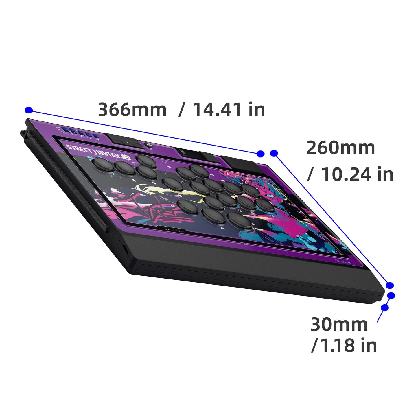 Leverless Arcade Controller for PC PS4 PS5 Fighting Games