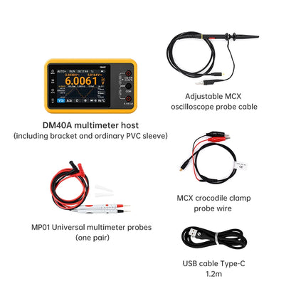 Handheld Digital Multimeter & Signal Generator DM40A Set2