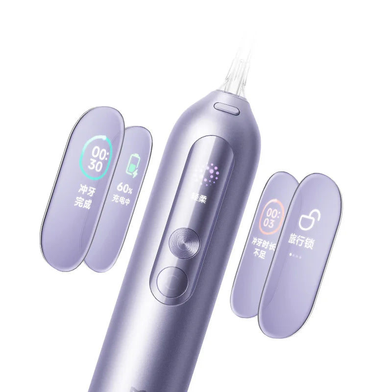 Electric Water Flosser Smart Oral Irrigator Color Screen